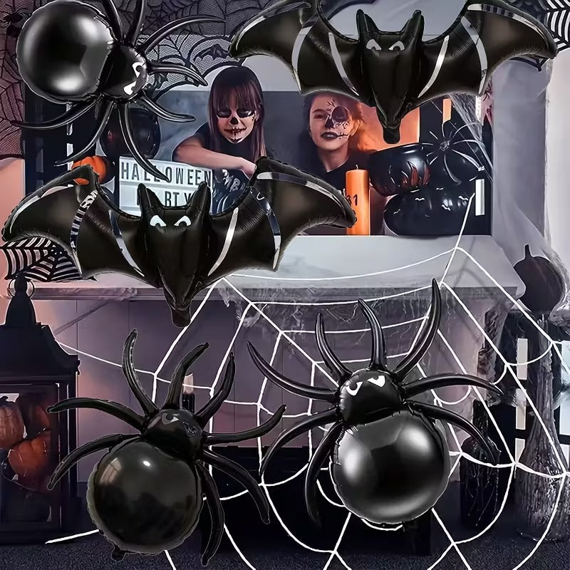 Halloween Spider Bat Balloon Set (6pcs)