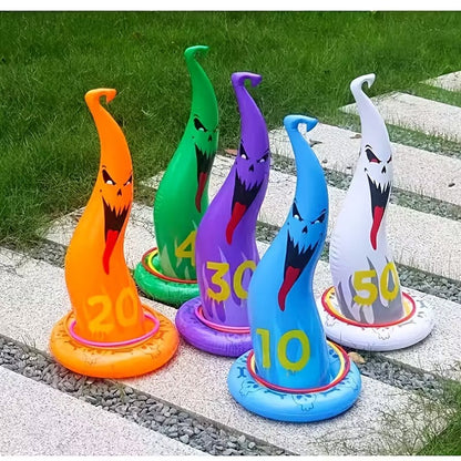 Halloween Ghost Ring Toss Game Set (5pcs)