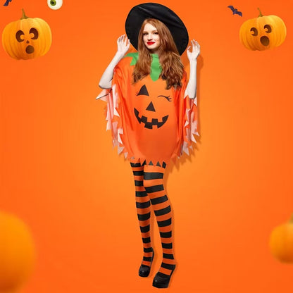 Halloween Pumpkin Costume Set for Women