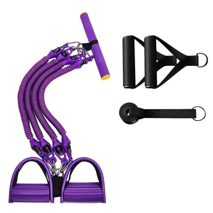 Chest Expander Pedal Resistance Band Home Fitness