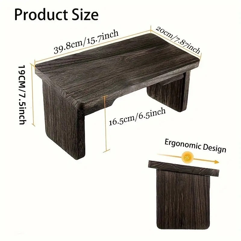Wooden Folding Meditation Bench