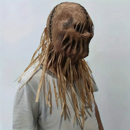 Horror Mask Scarecrow Style Halloween Costume