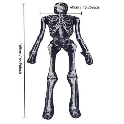 Gothic Humanoid Skeleton Doll Halloween Decor