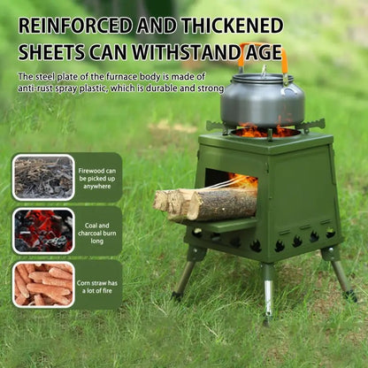 Folding Campfire Stove Portable Outdoor