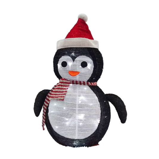 Christmas Penguin Decorative Light White Glow