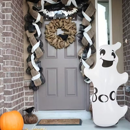 Pumpkin and Ghost Duo Halloween Decoration