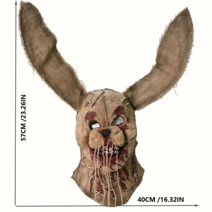 Spooky Halloween Rabbit Latex Mask