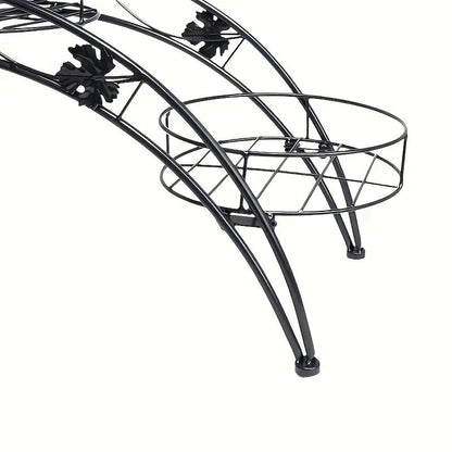 Arched Iron Plant Stand Flower Pot Holder