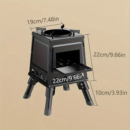 Portable Folding Fire Pit Stove Outdoor Camping Oven