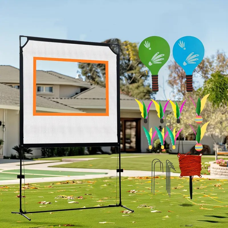 Paddle Game with Net for Indoor & Outdoor Play