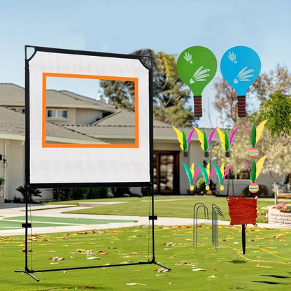 Paddle Game with Net for Indoor & Outdoor Play