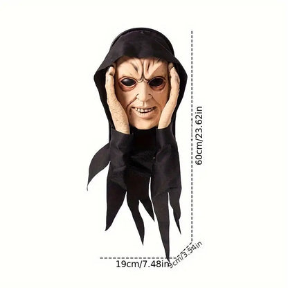 Witch Hanging Decoration Glowing Eyes