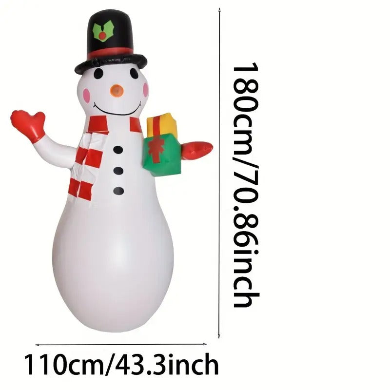 Inflatable Christmas Snowman Yard Decoration