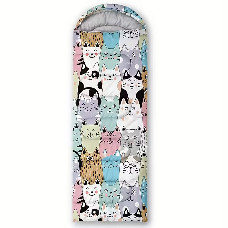 Cat Camping Sleeping Bag Lightweight Warm Quilt