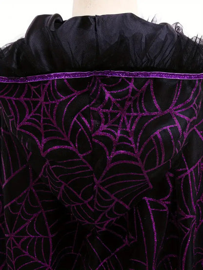 Halloween Hooded Cape Cloak for Girls