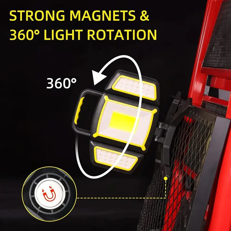 Magnetic Portable LED Work Light Rechargeable