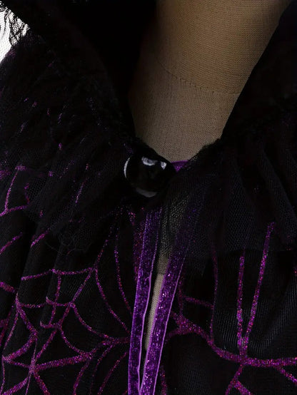 Halloween Hooded Cape Cloak for Girls
