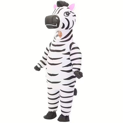 Zebra Inflatable Costume Suit for Adults