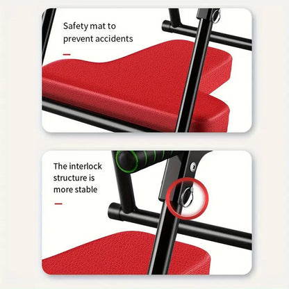 PU Easy-Fold Yoga Inversion Bench Home Fitness