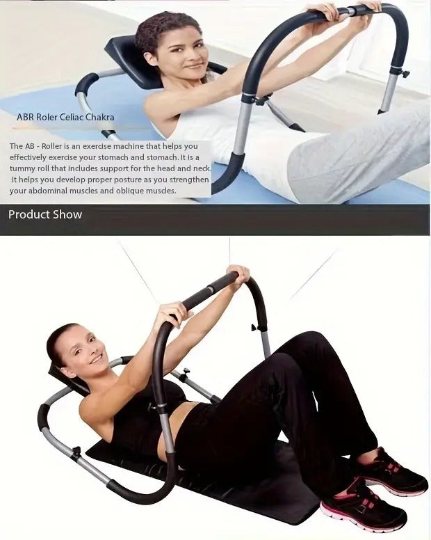 Abdominal Exerciser Iron Back Extension Bench with Cushion