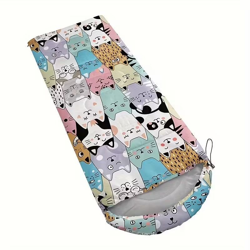 Cat Camping Sleeping Bag Lightweight Warm Quilt