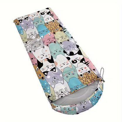 Cat Camping Sleeping Bag Lightweight Warm Quilt
