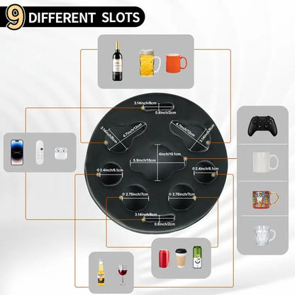 Couch Cup Holder Pillow Sofa Organizer Caddy Tray