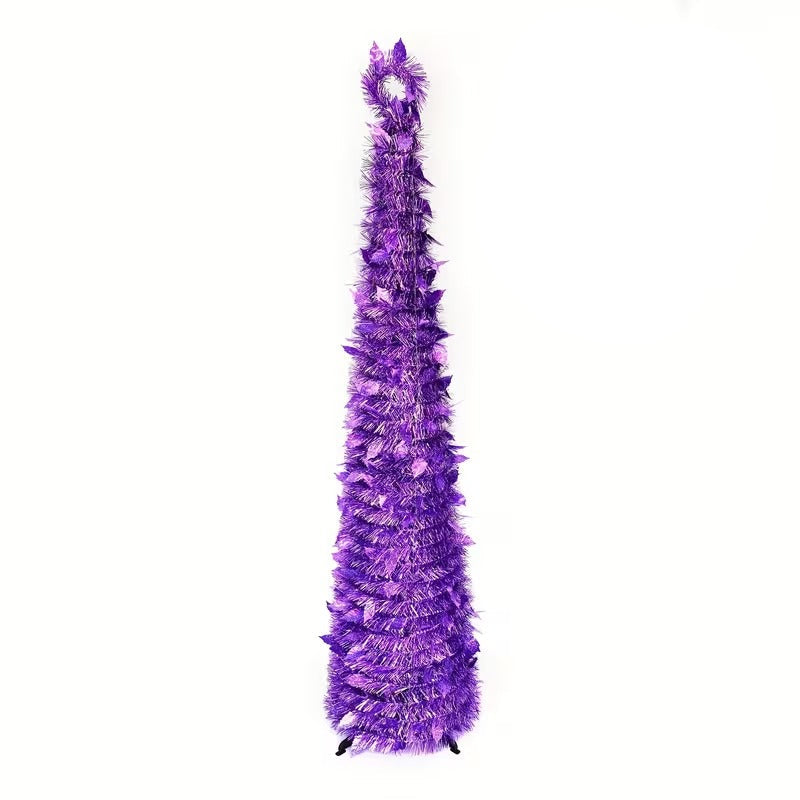 Pop-Up Purple Pencil Christmas Tree