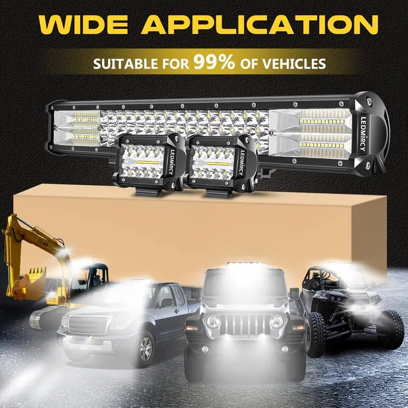 Off Road LED Light Bar Kit with Pods