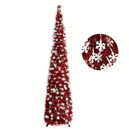 Red White Pop-Up Christmas Tree