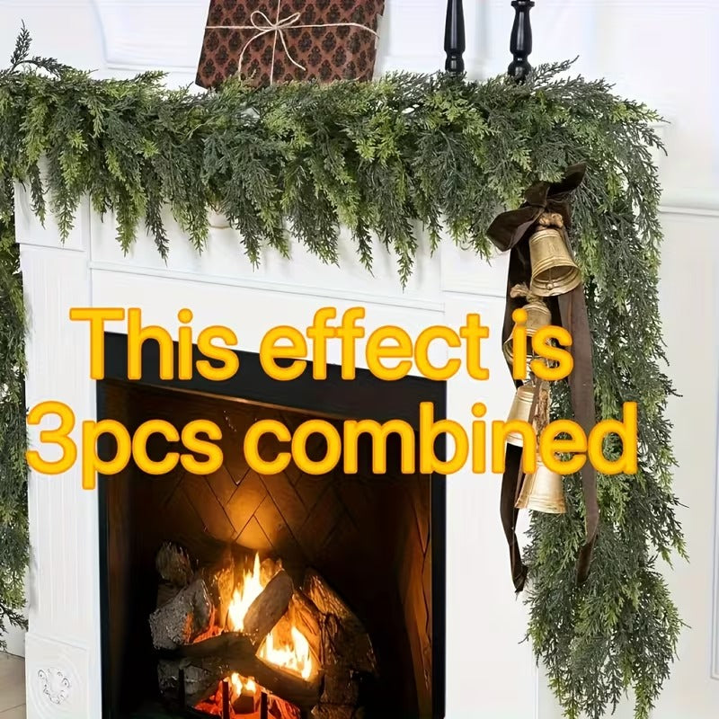 3pcs Artificial Christmas Cedar Vine