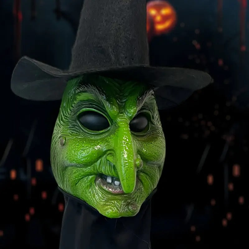 3D Halloween Witch Mask Lantern Hanging Decoration