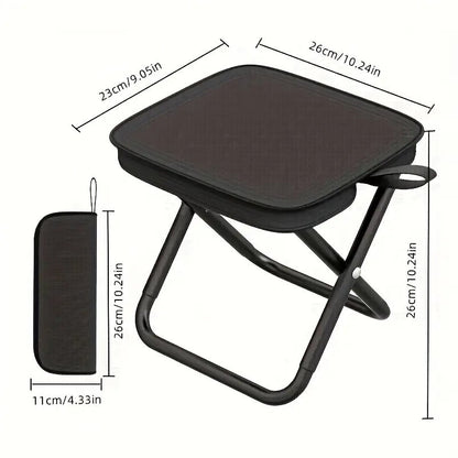 Folding Stool Iron Frame Outdoor Camping Chair