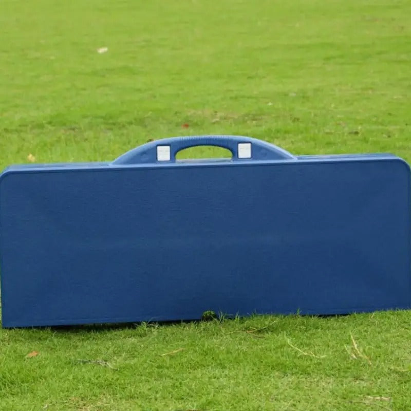 Folding Camping Table with Storage Mesh