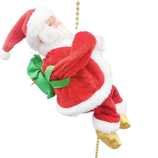 Climbing Rope Santa Hanging Christmas Decoration
