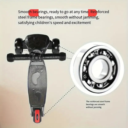 Kids Three-Wheel Foldable Scooter