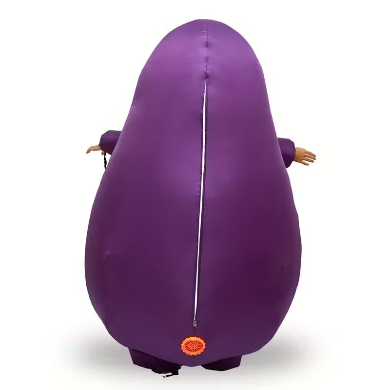 Cartoon Potato Halloween Costume with Glasses