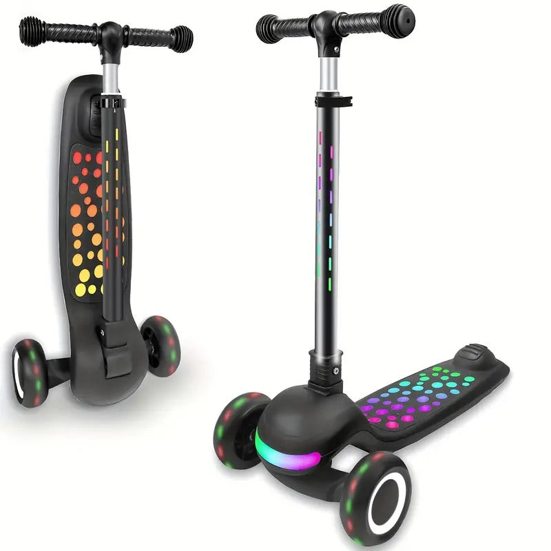 Kids Scooter Adjustable Height with LED Wheels