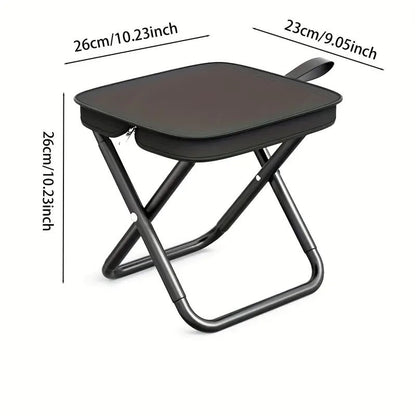 Folding Stool Iron Frame Outdoor Camping Chair