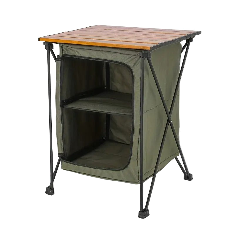 Storage Cabinet Table Camping