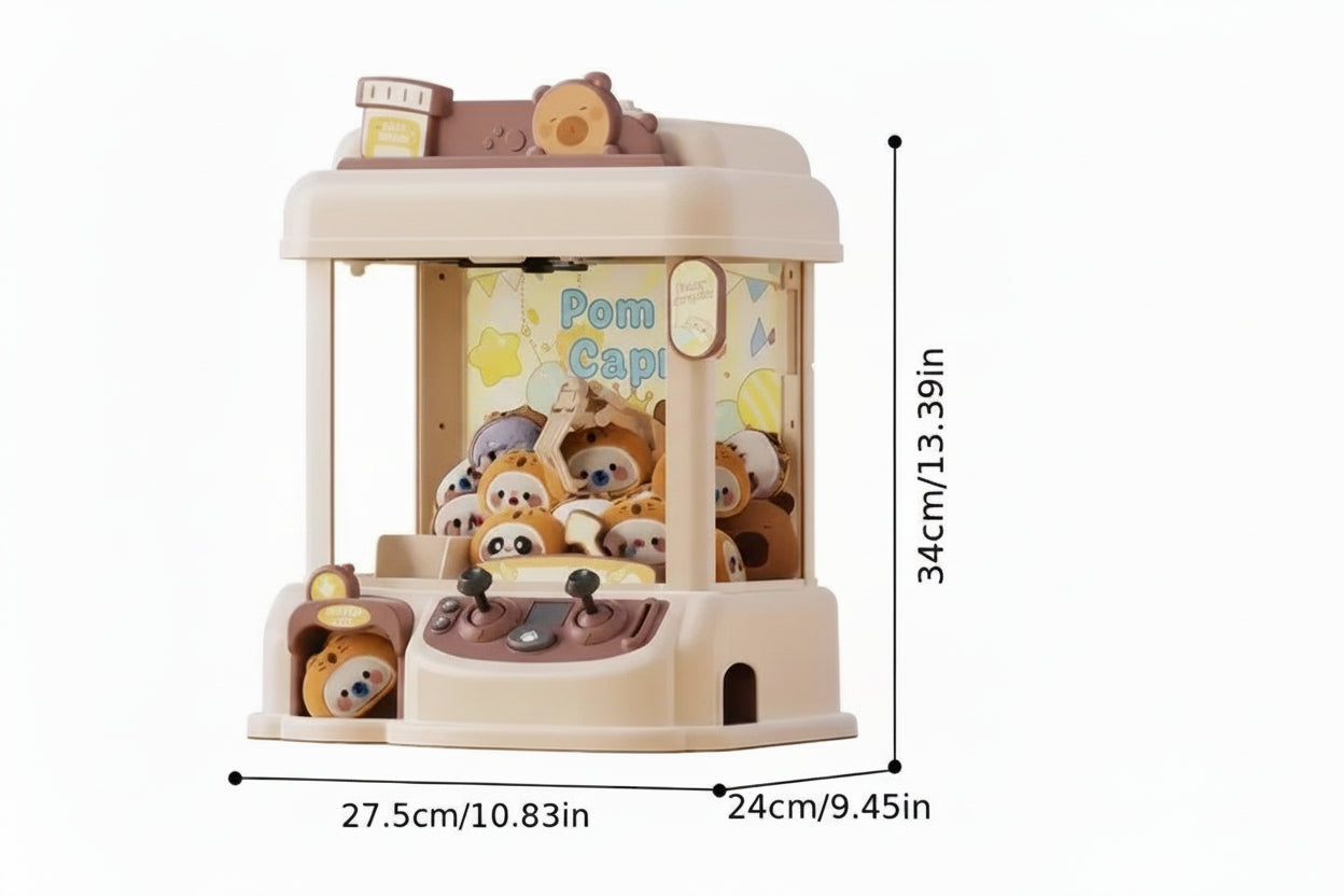 Toy Claw Machine with Plush Prizes