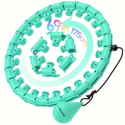 Weighted Fitness Hoop with Massage Points