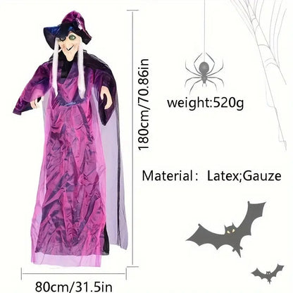Spooky Halloween Witch Decor Voice Activated