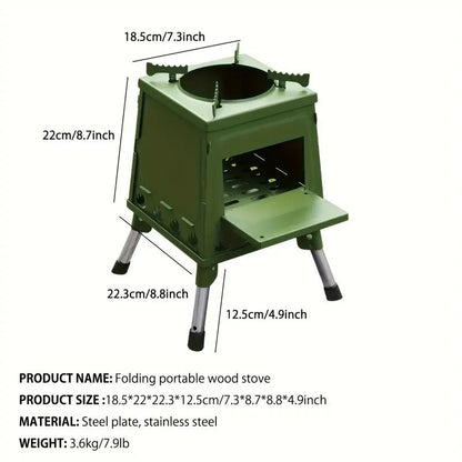 Folding Campfire Stove Portable Outdoor