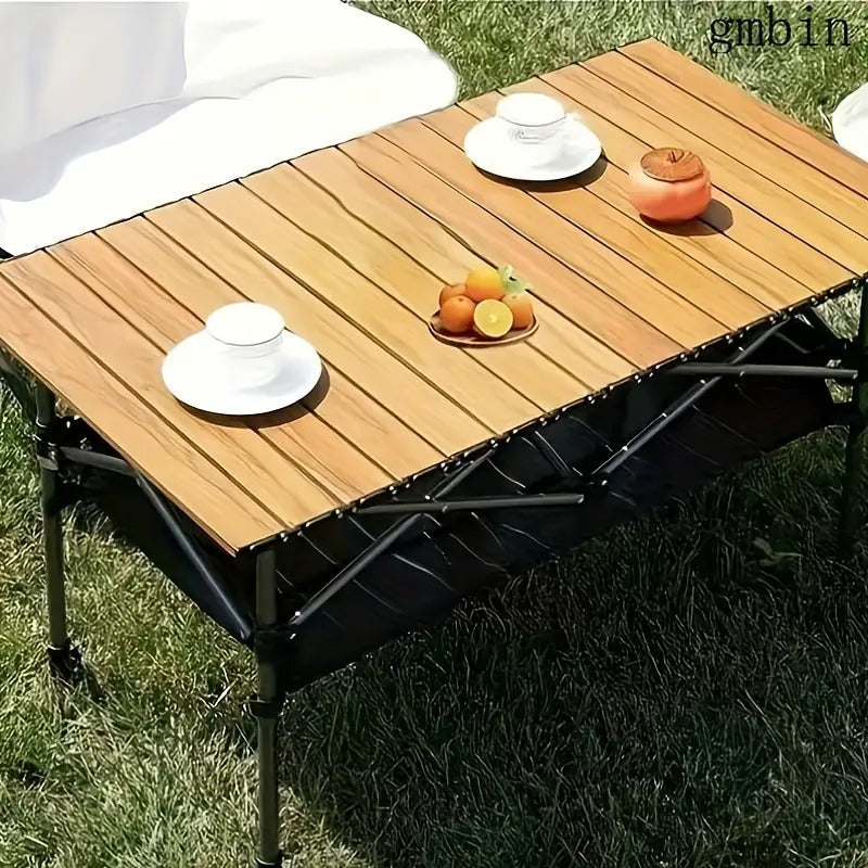Adjustable Height Folding Camping Table