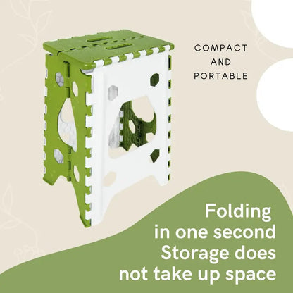 Portable Folding Stool Dark Green