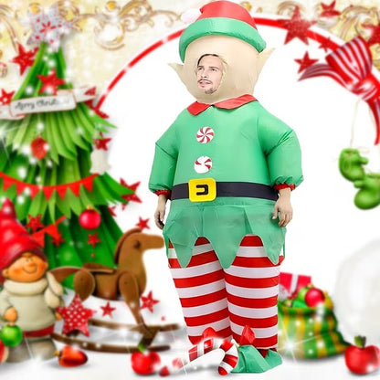 Christmas Elf Costume Adult Party Cosplay