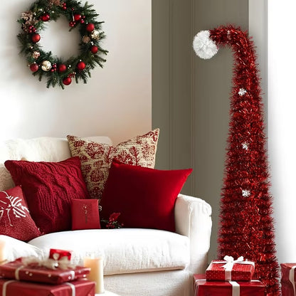 Santa Hat Pop-Up Christmas Tree