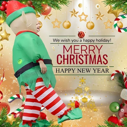 Christmas Elf Costume Adult Party Cosplay