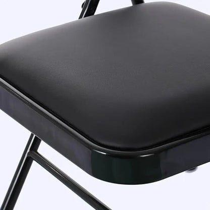 Folding Chair with Cushion Backrest